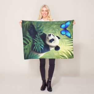 Couverture Polaire Panda Fleece Blanket, 30 po x 40 po
