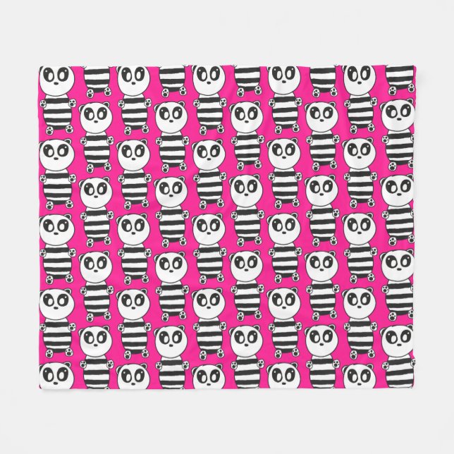 Couverture Polaire Panda Kids (Devant (Horizontal))