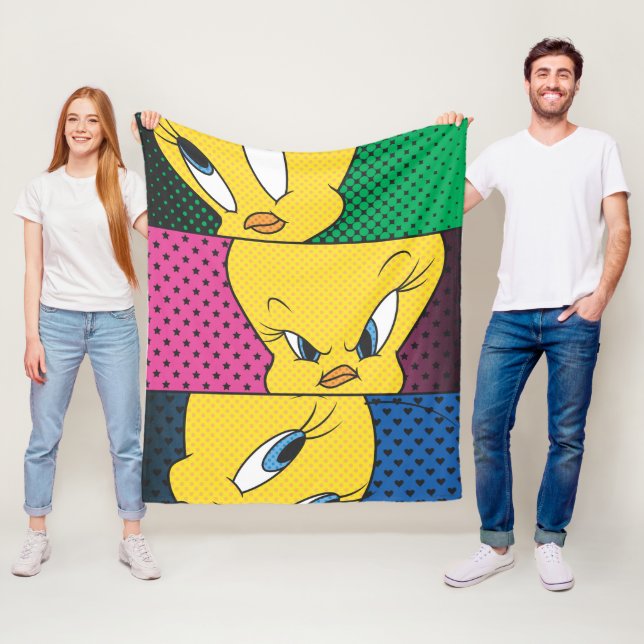 Couverture Polaire Panneaux comiques TWEETY™ (En situation)