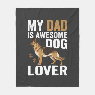 Couverture Polaire Papa amateur de chien est formidable