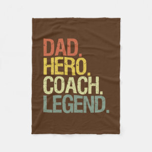 Couverture Polaire Papa coach papa héros autocar modèles de légende