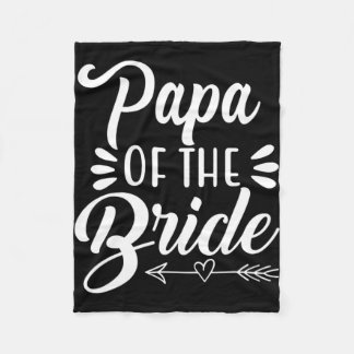 Couverture Polaire Papa de la mariée Fête de mariage Famille Mariage