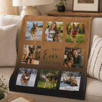 Papa GSD Father noir marron photo collage