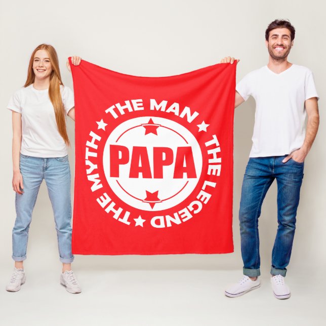 Couverture Polaire Papa. L'Homme. Le Mythe. La Légende. (En situation)