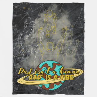 Couverture Polaire Papa, vibe Blanche polaire
