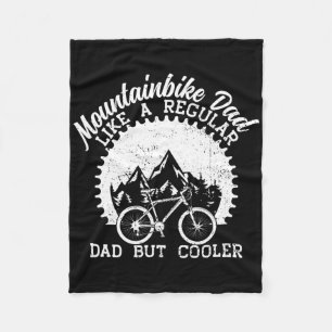 Couverture Polaire Papa VTT Mtb Cadeaux De Vélo Pour Papa Vtt