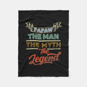 Couverture Polaire Papaw L'Homme Le Mythe La Légende Vintage