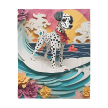 Papier Rococo Dalmatien Surf Couleurs Pastel