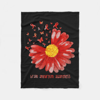 Couverture Polaire Papillon Burgundy Ribbon Cerveau Aneurysme Sensibi
