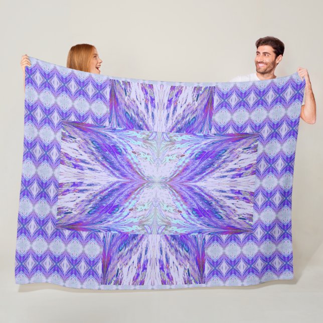 Couverture Polaire Papillons Pour Anastacia 30 (En situation)