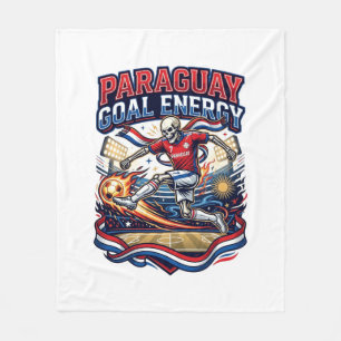 Couverture Polaire Paraguay But Énergie Skeleton Buteur Nations Gras