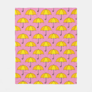 Couverture Polaire Parapluie Jaune
