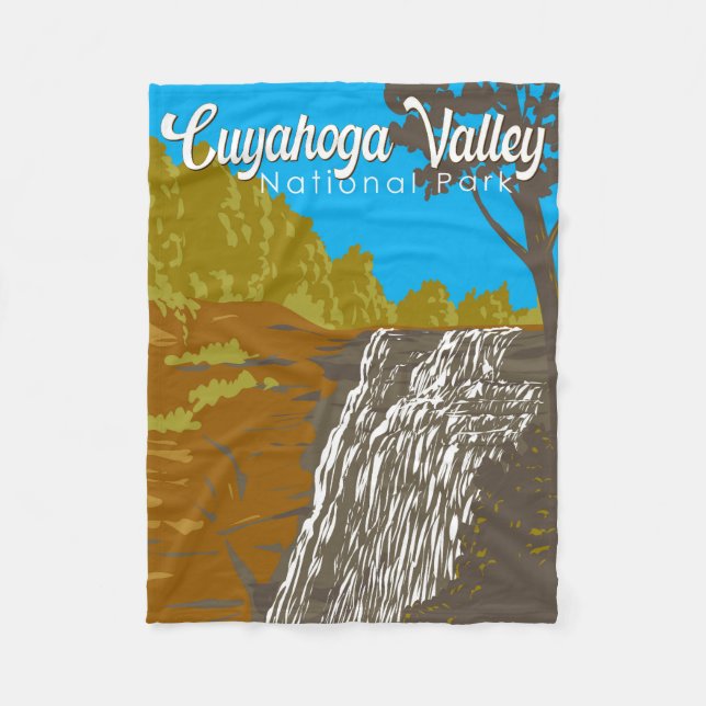 Couverture Polaire Parc national de la vallée de Cuyahoga Illustratio (Devant)