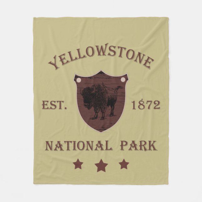 Couverture Polaire Parc national de Yellowstone (Devant)