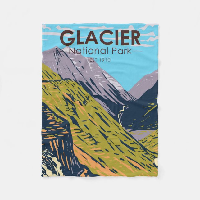 Couverture Polaire Parc national des Glaciers Aller au chemin Sun (Devant)