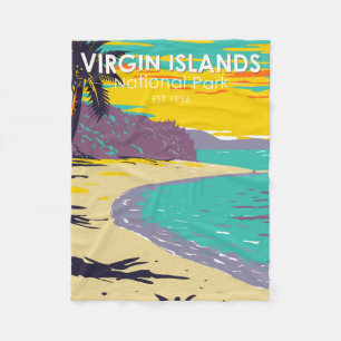 Couverture Polaire Parc national des Îles Vierges Trunk Bay Beach