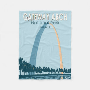 Couverture Polaire Parc national Gateway Arch Vintage