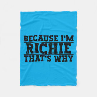 Couverture Polaire Parce que Richie C'est pourquoi Richie Nom Perform