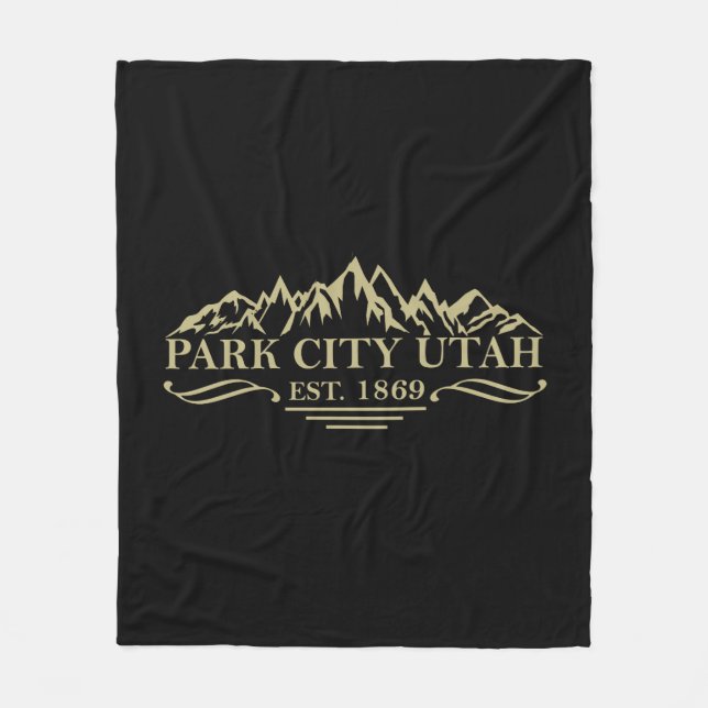 Couverture Polaire Park city Utah (Devant)