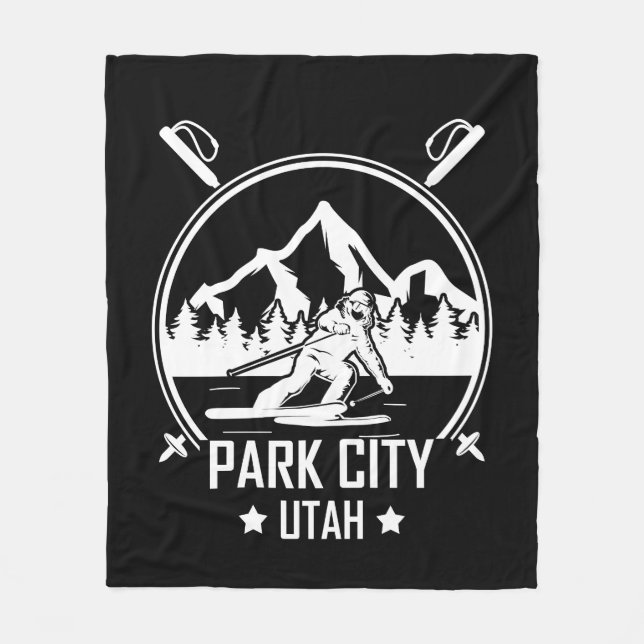 Couverture Polaire Park City Utah ski (Devant)