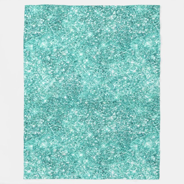 Couverture Polaire Parties scintillant Mint Glitz (Devant)