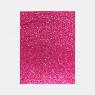 Couverture Polaire parties scintillant rose rose