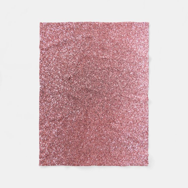Couverture Polaire Parties scintillantes rose-clair (Devant)