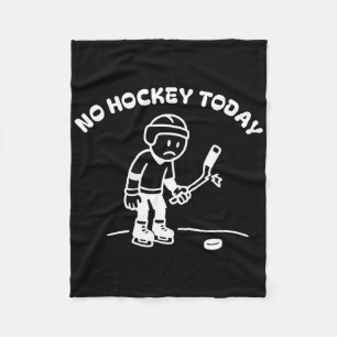 Couverture Polaire Pas de hockey aujourd'hui drôle pour un joueur de 