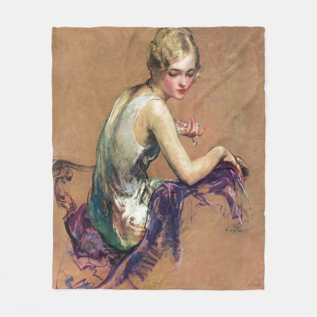 Couverture Polaire Pastel Portrait (Devant)