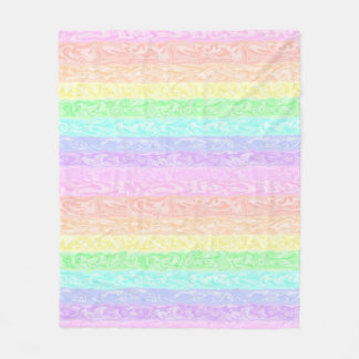Couverture Polaire Pastel Rainbow 
