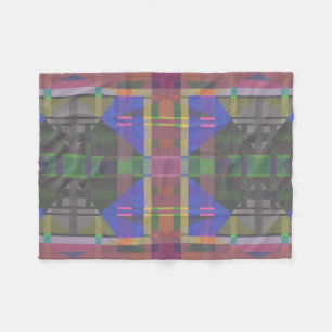 Couverture Polaire Pastel rainbow Colorful Geometric