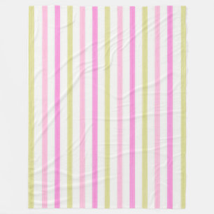 Couverture Polaire Pastel Stripes