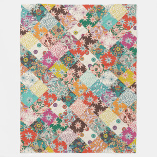 Couverture Polaire patchwork de sarilmak