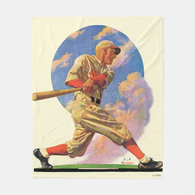 Couverture Polaire Pâte lisse de base-ball (Devant)