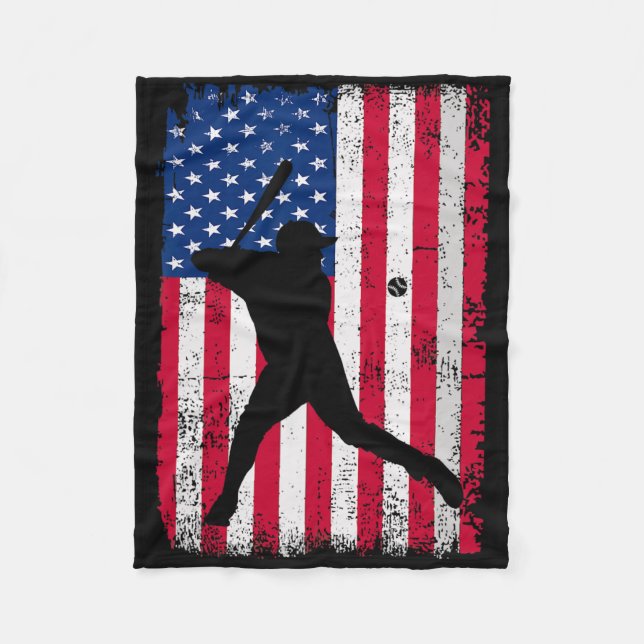 Couverture Polaire Patriotique Bysebyll 4 juillet Hommes États-Unis F (Devant)