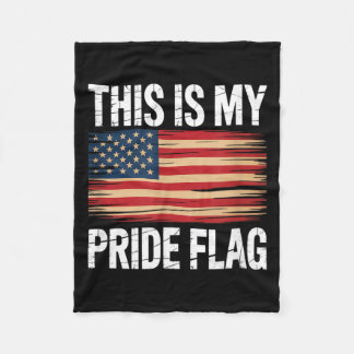 Couverture Polaire Patriotique c'est drapeau de fierté etats-unis amé