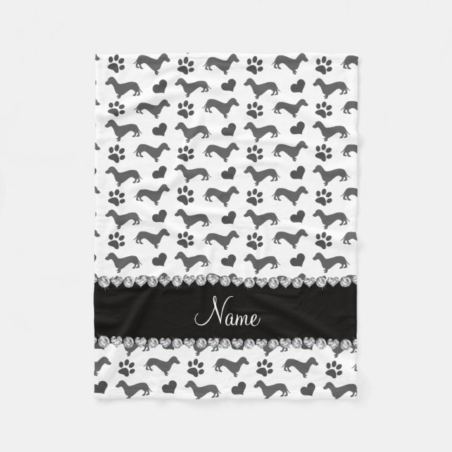 Couverture Polaire Pattes grises nommées faites sur commande de (Devant)