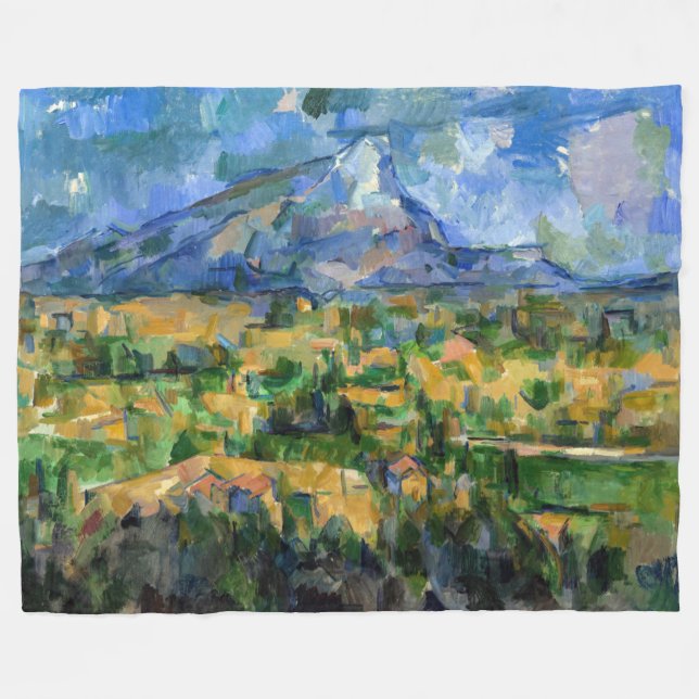 Couverture Polaire Paul Cezanne - Mont Sainte-Victoire (Devant (Horizontal))