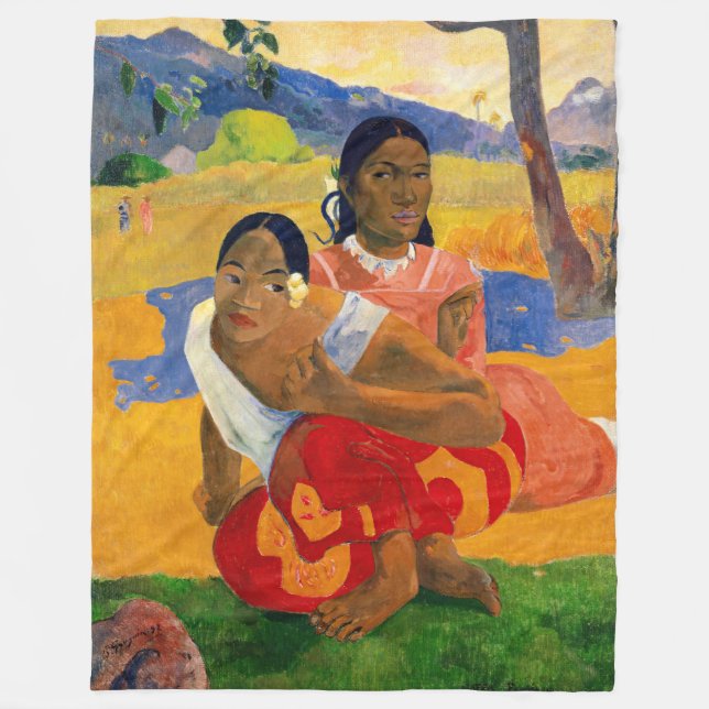 Couverture Polaire Paul Gauguin - Quand Vous Marierez-Vous ? (Devant)