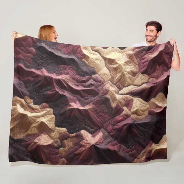 Couverture Polaire Paysage topographique Abstrait de Bourgogne (En situation)