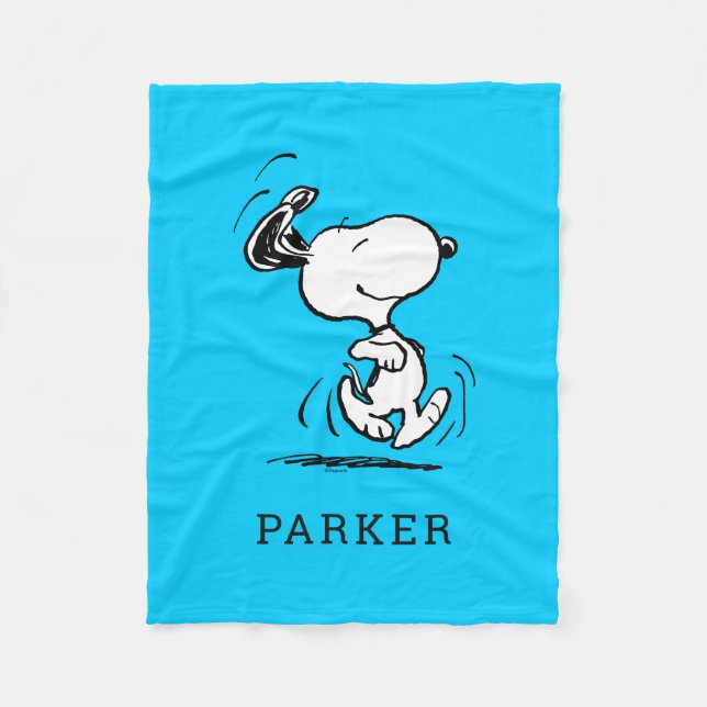 Couverture Polaire Peanuts | Snoopy Happy Dance Fleece Blanket (Devant)
