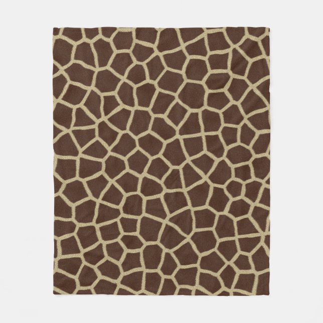 Couverture Polaire Peau de girafe (Devant)