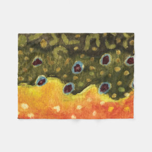 Couverture Polaire Pêche à la mouche à la truite broyée