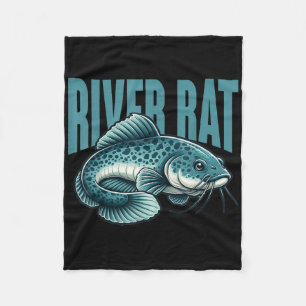 Couverture Polaire Pêche à la pêche de poisson-chat Rat de rivière Pê