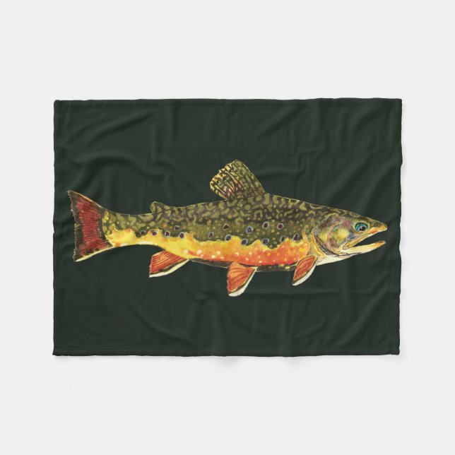 Couverture Polaire Pêche à la truite (Devant (Horizontal))