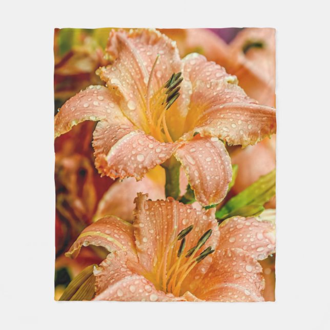 Couverture Polaire Pêcher quotidiennement (Devant)