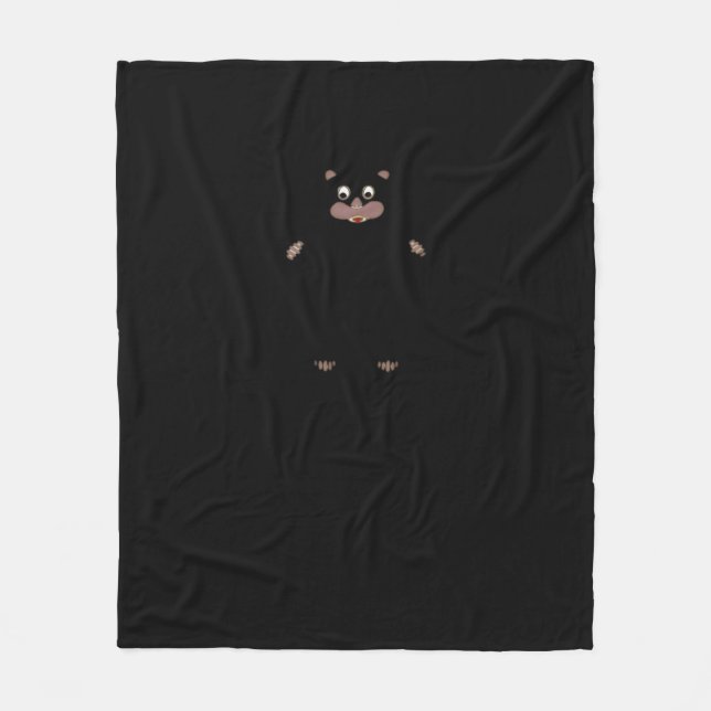 Couverture Polaire Peekabo (blanc) (Devant)