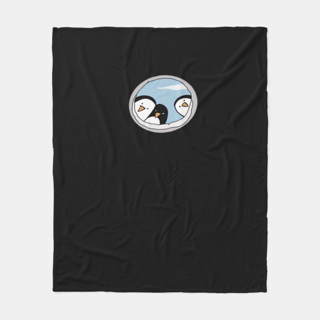 Couverture Polaire Peekabo Penguins (Devant)