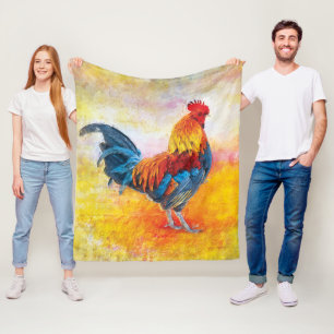 Couverture Polaire Peinture à l'huile colorée d'art numérique de c