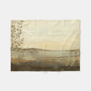 Couverture Polaire Peinture à l'huile de paysage moderne Sunset